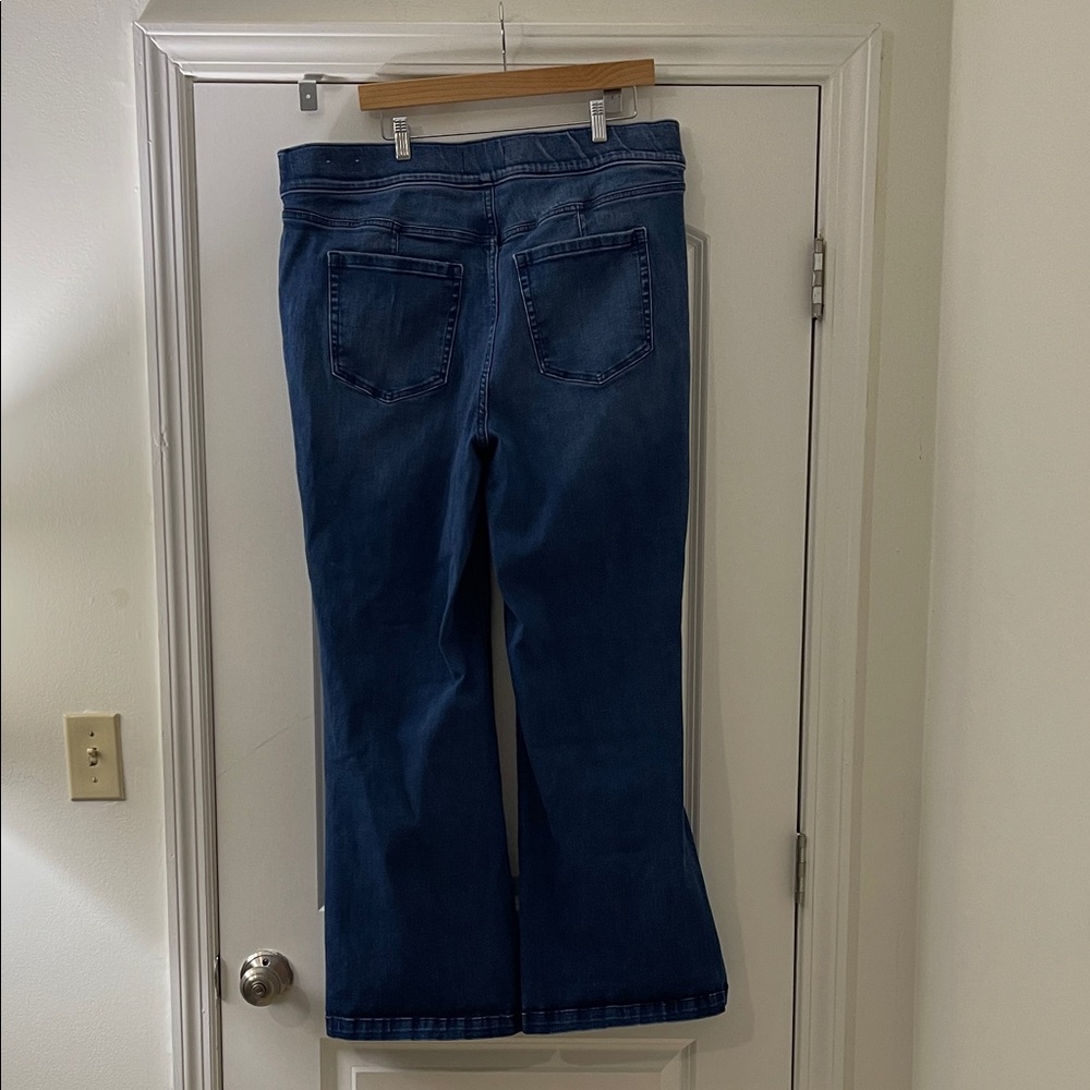 Lane Bryant Dark Blue Flare Jeans - Picture 2 of 7